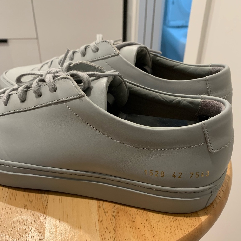 Common Projects Achilles size 42 gray leather